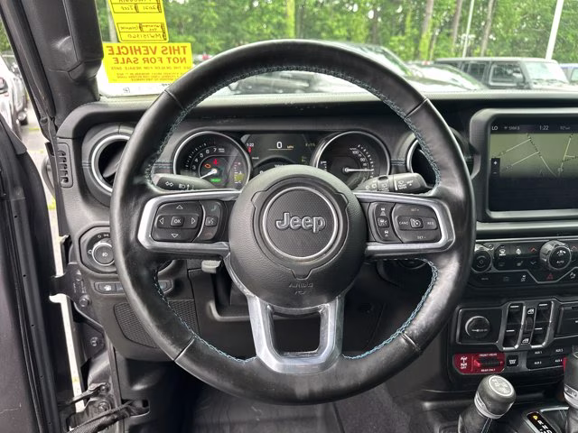 2021 Granite Crystal Metallic Clearcoat Jeep Wrangler 4xe Unlimited Rubicon 4X4 Convertible