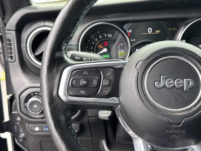 2021 Granite Crystal Metallic Clearcoat Jeep Wrangler 4xe Unlimited Rubicon 4X4 Convertible