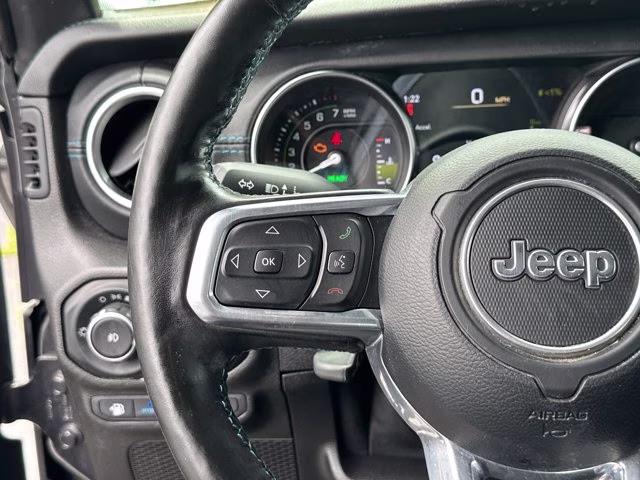 2021 Granite Crystal Metallic Clearcoat Jeep Wrangler 4xe Unlimited Rubicon 4X4 Convertible