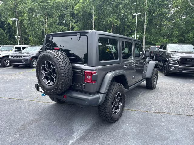 2021 Granite Crystal Metallic Clearcoat Jeep Wrangler 4xe Unlimited Rubicon 4X4 Convertible