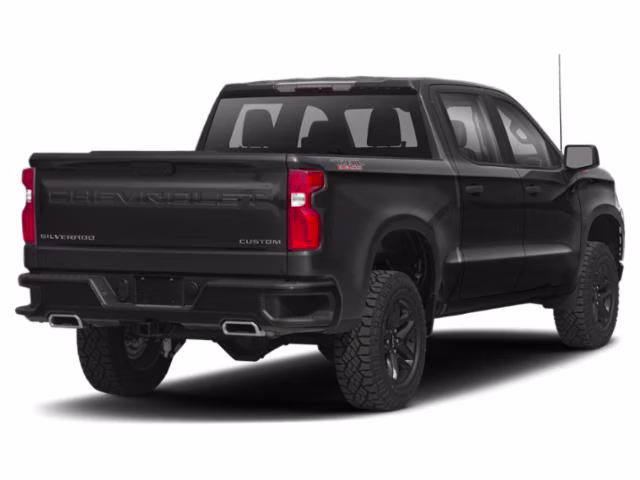 2020 Black Chevrolet Silverado 1500 Custom Trail Boss 4X4 Truck