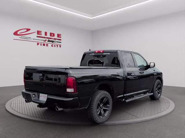 2017 Brilliant Black Crystal Pearlcoat Ram 1500 Sport 4X4 Truck