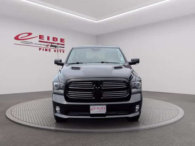 2017 Brilliant Black Crystal Pearlcoat Ram 1500 Sport 4X4 Truck