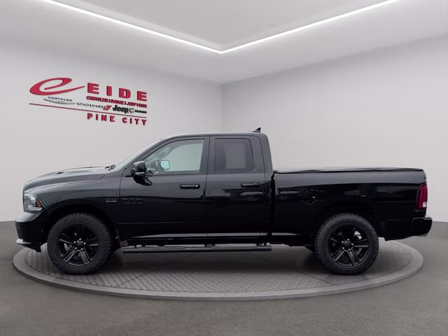 2017 Brilliant Black Crystal Pearlcoat Ram 1500 Sport 4X4 Truck