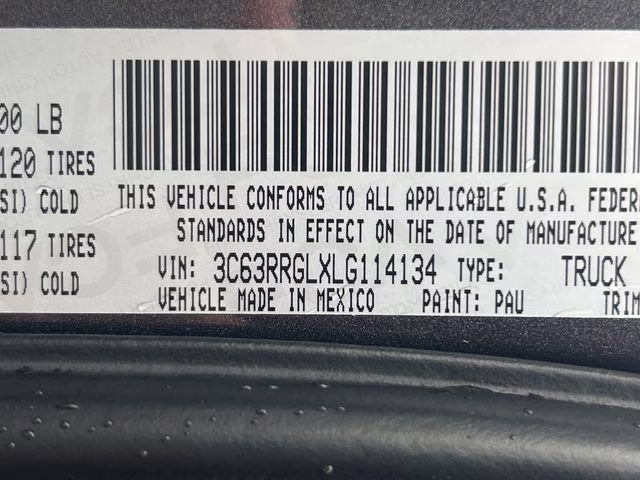 2020 Granite Crystal Metallic Clearcoat Ram 3500 Tradesman 4X4 Truck
