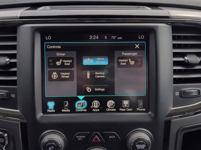 2017 Brilliant Black Crystal Pearlcoat Ram 1500 Sport 4X4 Truck