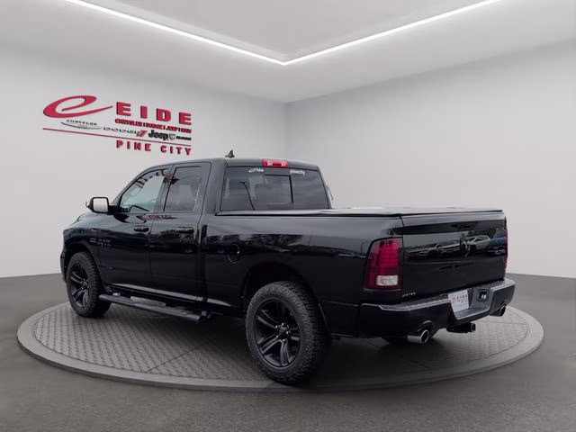 2017 Brilliant Black Crystal Pearlcoat Ram 1500 Sport 4X4 Truck