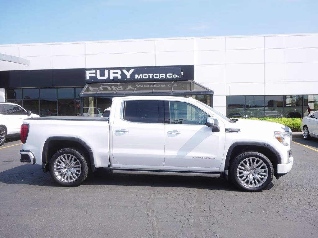 2019 White Frost Tricoat GMC Sierra 1500 Denali 4X4 Truck