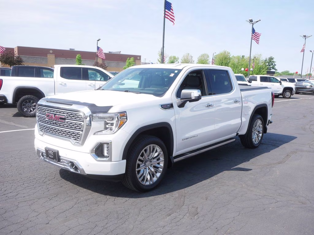 2019 White Frost Tricoat GMC Sierra 1500 Denali 4X4 Truck