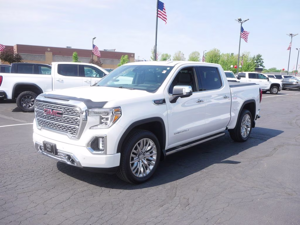2019 White Frost Tricoat GMC Sierra 1500 Denali 4X4 Truck