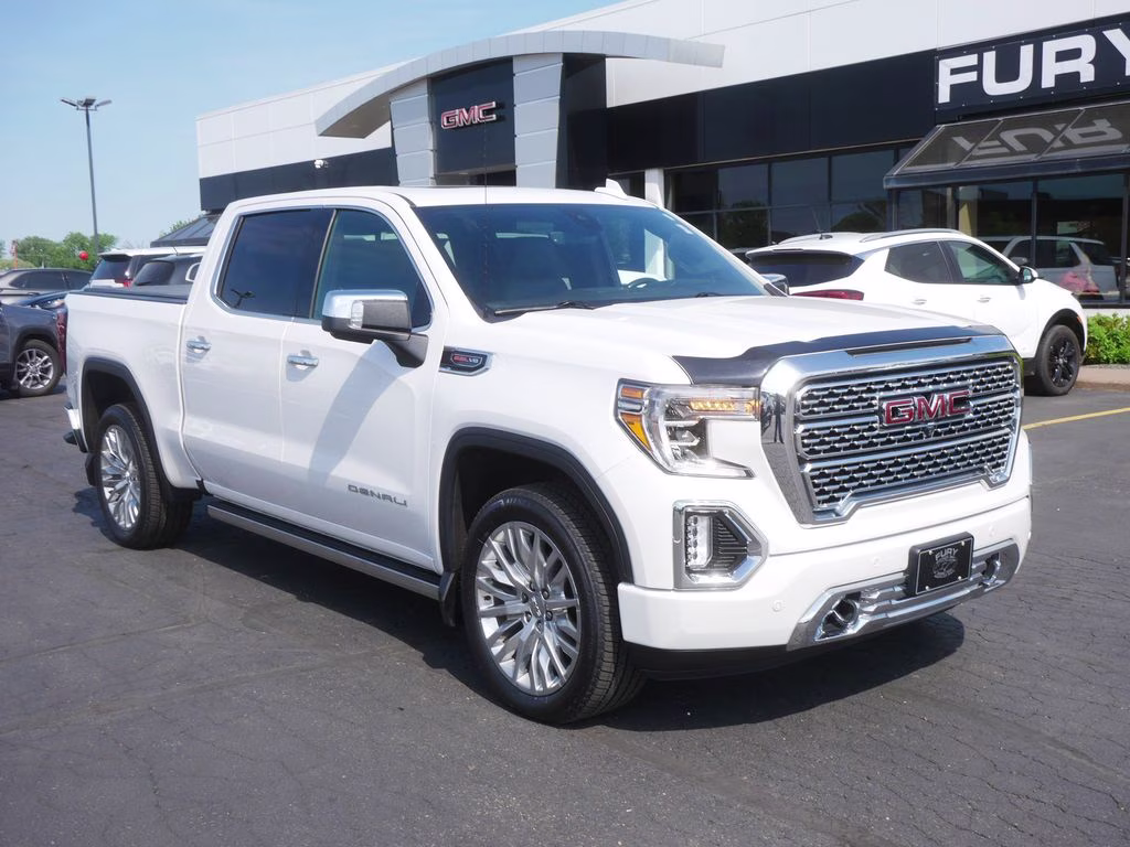 2019 White Frost Tricoat GMC Sierra 1500 Denali 4X4 Truck
