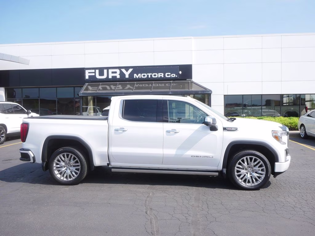 2019 White Frost Tricoat GMC Sierra 1500 Denali 4X4 Truck