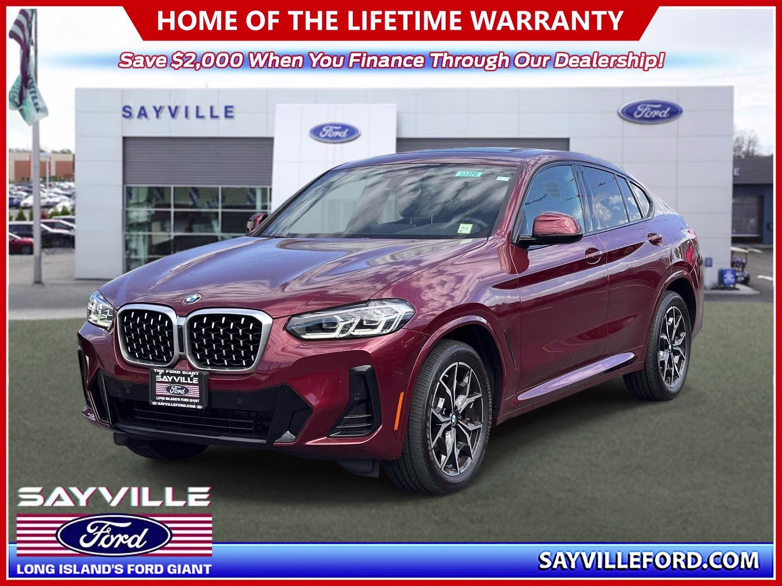2022 Aventurin Red Metallic BMW X4 xDrive30i Sports Activity Coupe AWD SUV