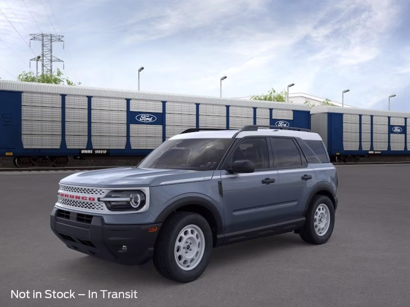 2026 Azure Gray Metallic Tri-Coat Ford Bronco Sport Heritage 4X4 SUV
