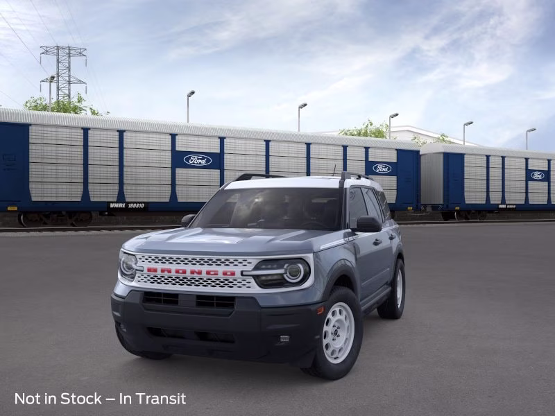 2026 Azure Gray Metallic Tri-Coat Ford Bronco Sport Heritage 4X4 SUV