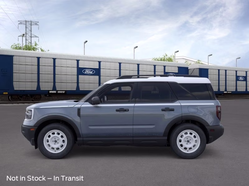 2026 Azure Gray Metallic Tri-Coat Ford Bronco Sport Heritage 4X4 SUV