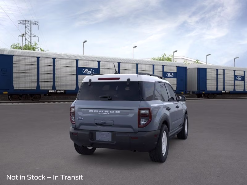 2026 Azure Gray Metallic Tri-Coat Ford Bronco Sport Heritage 4X4 SUV