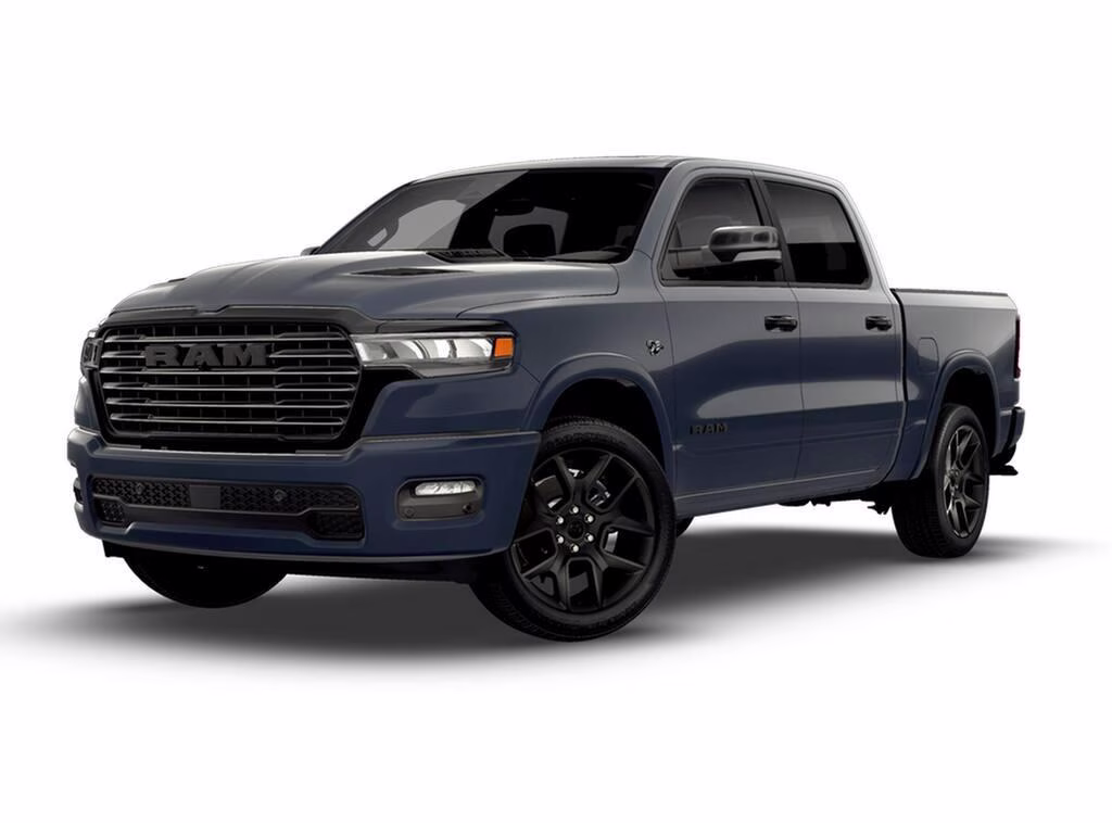 2026 Forged Blue Metallic Ram 1500 1500 Laramie Crew Cab 4x4 5'7' Box 4X4 Truck