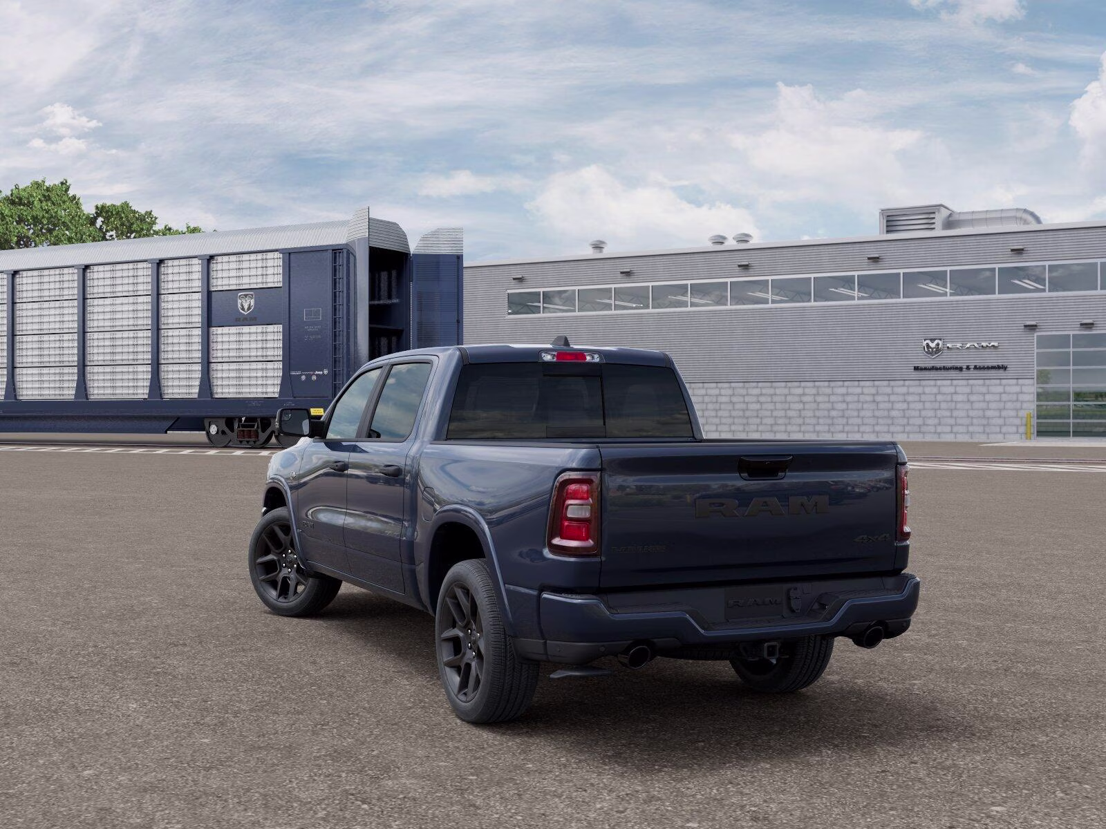 2026 Forged Blue Metallic Ram 1500 1500 Laramie Crew Cab 4x4 5'7' Box 4X4 Truck