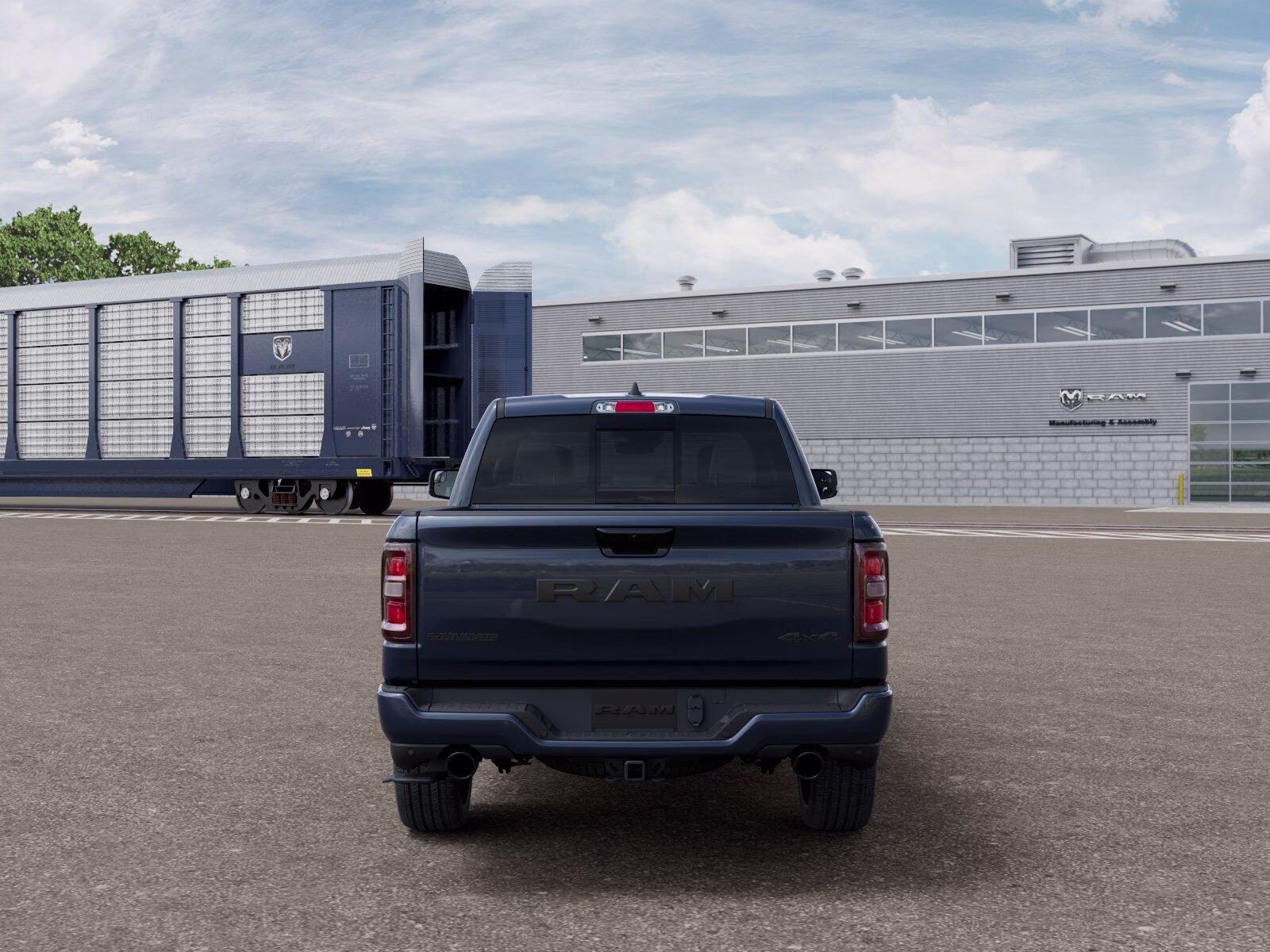 2026 Forged Blue Metallic Ram 1500 1500 Laramie Crew Cab 4x4 5'7' Box 4X4 Truck