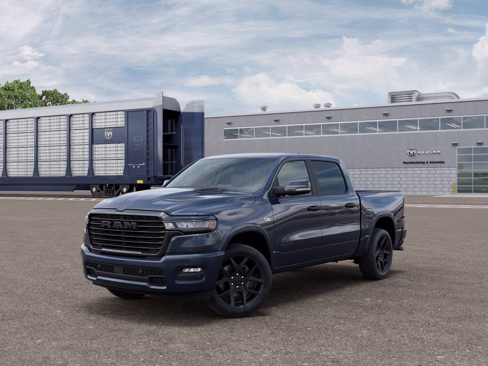 2026 Forged Blue Metallic Ram 1500 Laramie 4X4 Truck