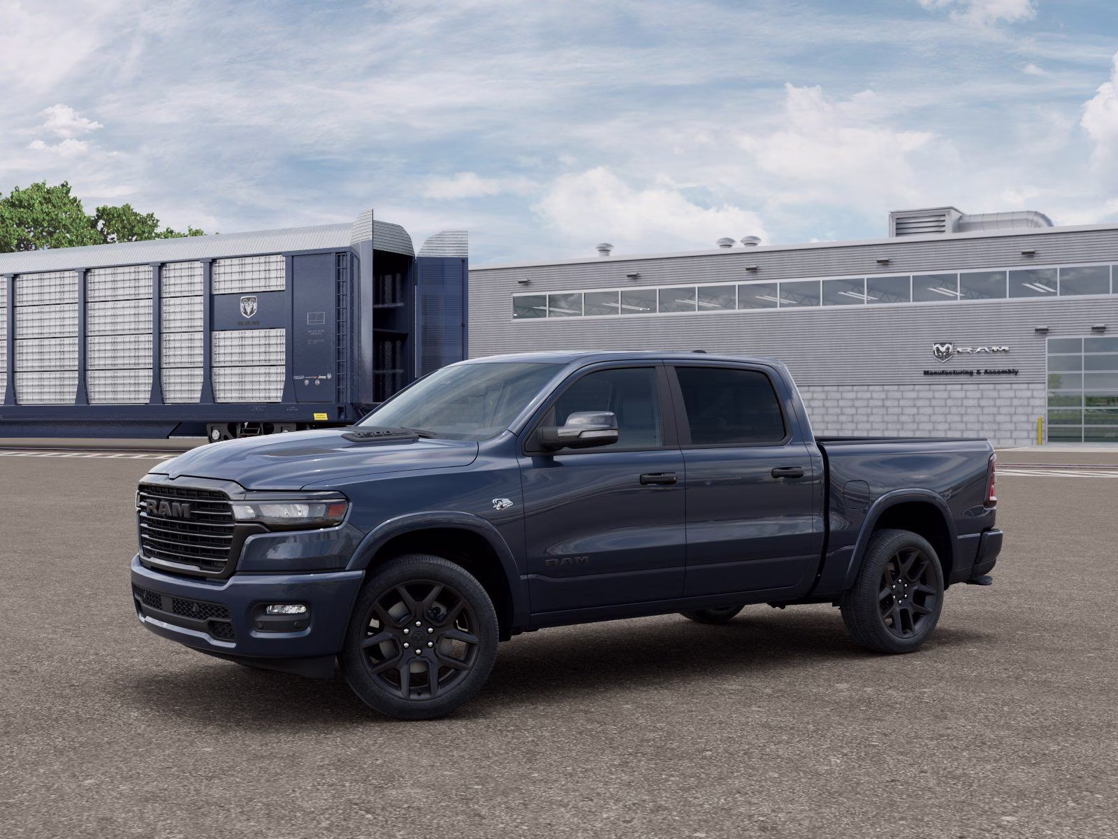 2026 Forged Blue Metallic Ram 1500 Laramie 4X4 Truck