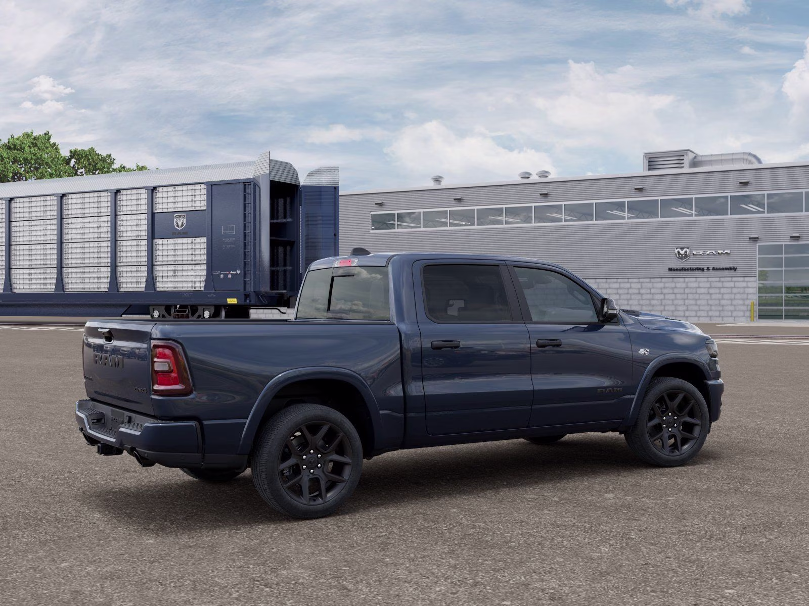 2026 Forged Blue Metallic Ram 1500 Laramie 4X4 Truck