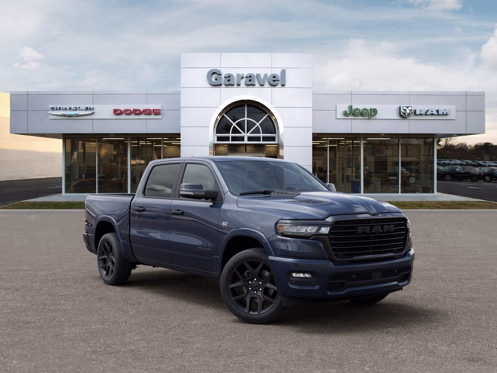 2026 Forged Blue Metallic Ram 1500 Laramie 4X4 Truck