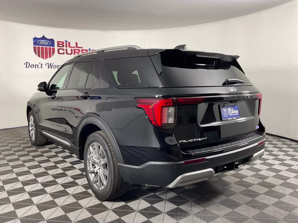 2026 Black Metallic Ford Explorer Platinum RWD SUV