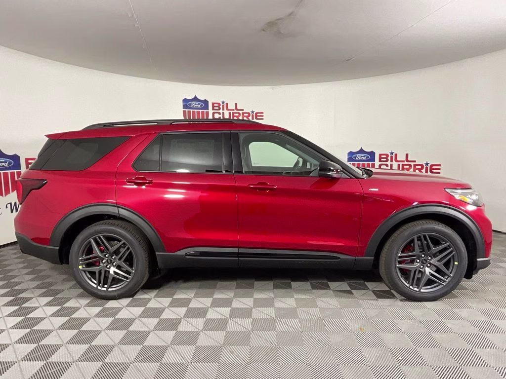 2026 Red Metallic Ford Explorer ST-Line RWD SUV