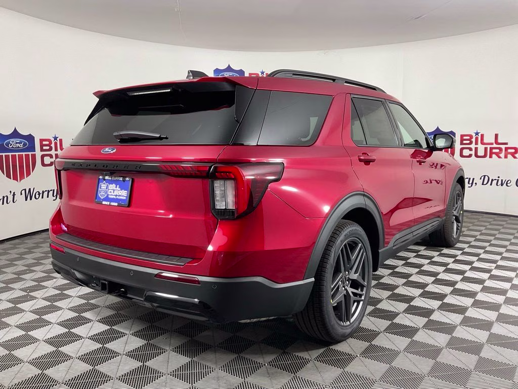 2026 Red Metallic Ford Explorer ST-Line RWD SUV
