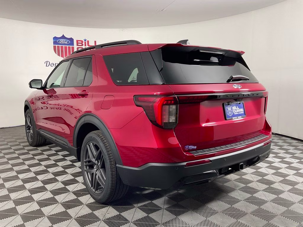 2026 Red Metallic Ford Explorer ST-Line RWD SUV