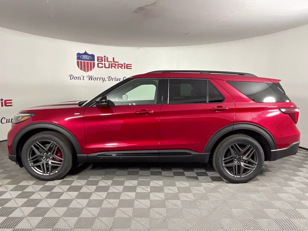 2026 Red Metallic Ford Explorer ST-Line RWD SUV