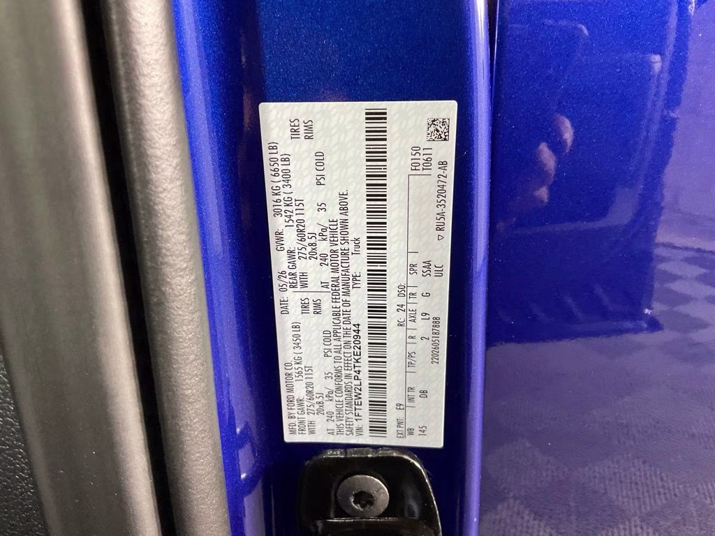 2026 Blue Metallic Ford F-150 STX 4X4 Truck