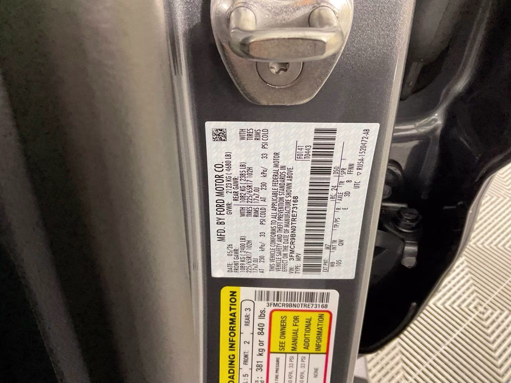2026 Gray Metallic Ford Bronco Sport Big Bend 4X4 SUV