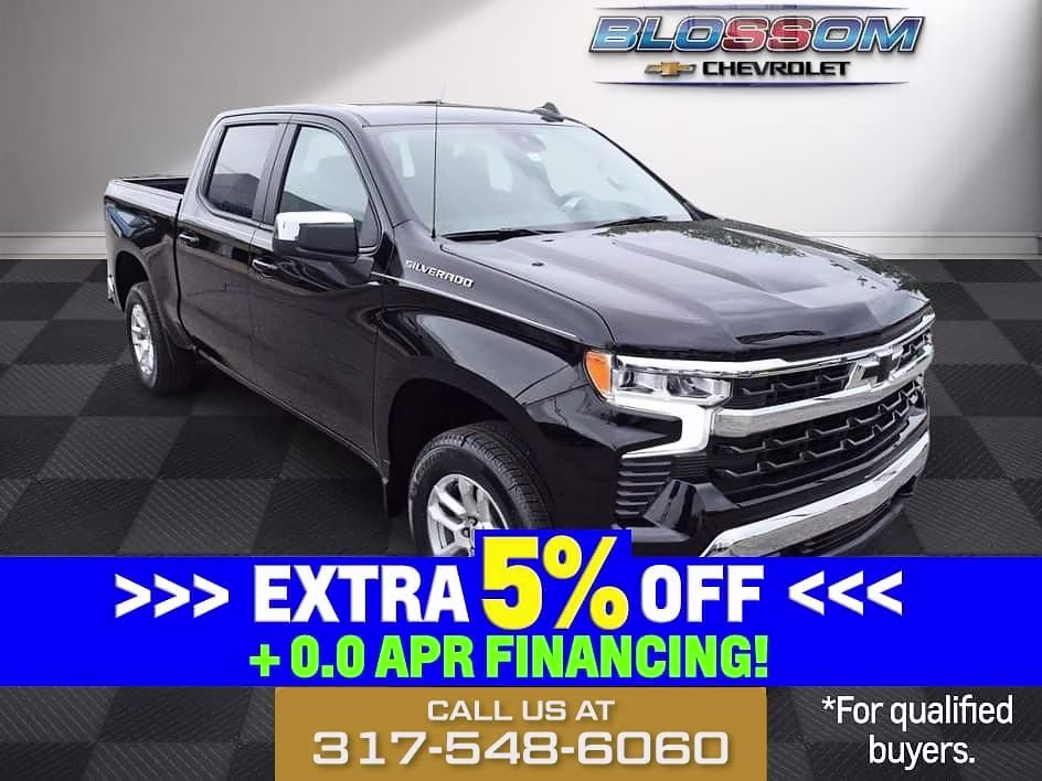 2026 Black Chevrolet Silverado 1500 LT 4X4 Truck