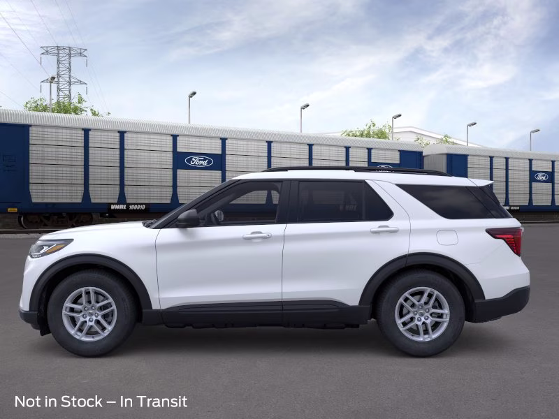 2026 Star White Metallic Tri-Coat Ford Explorer Active w/200A Pkg RWD SUV