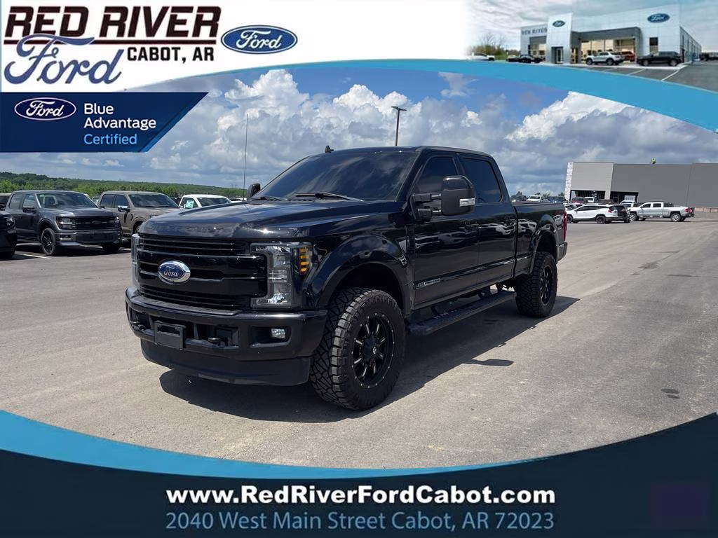 2019 Agate Black Metallic Ford Super Duty F-250 SRW LARIAT 4X4 Truck