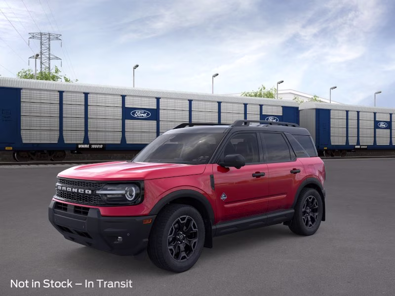 2026 Ruby Red Metallic Tinted Clearcoat Ford Bronco Sport Outer Banks 4X4 SUV