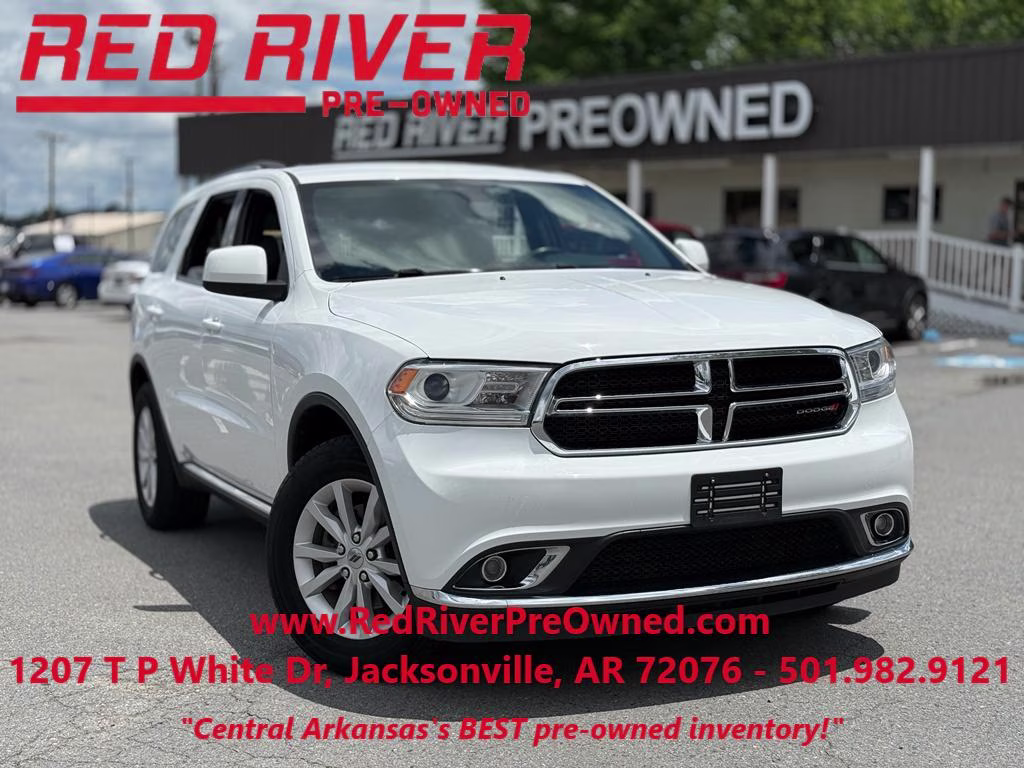 2020 White Knuckle Clearcoat Dodge Durango SXT Plus AWD SUV