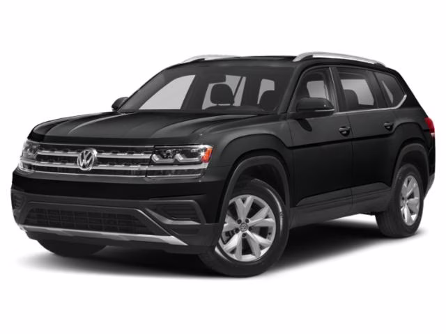 2018 Black Volkswagen Atlas 3.6L V6 SE FWD SUV