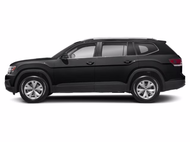 2018 Black Volkswagen Atlas 3.6L V6 SE FWD SUV