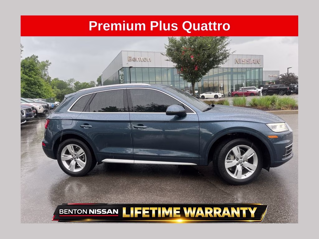 2018 Blue Metallic Audi Q5 2.0T Premium Plus AWD SUV