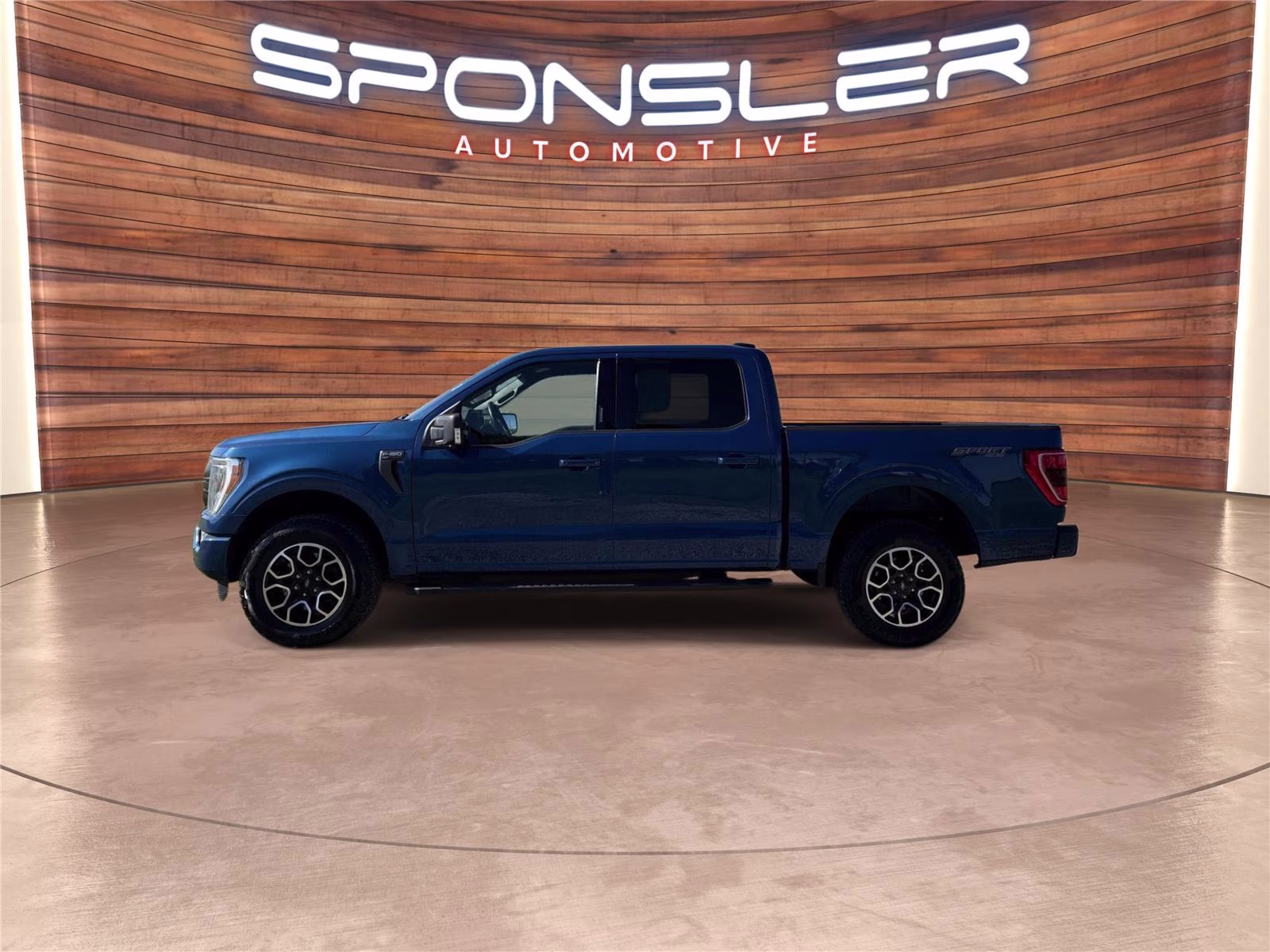 2023 Atlas Blue Ford F-150 XLT 4X4 Truck