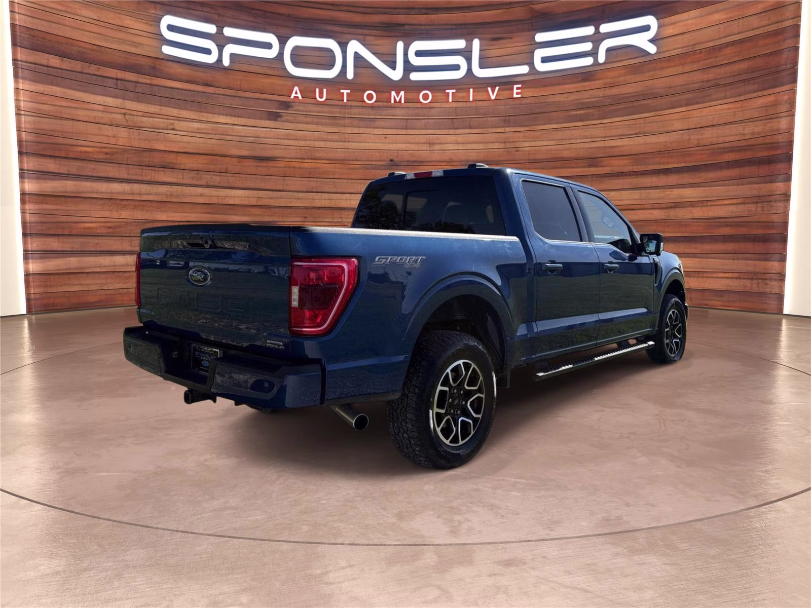 2023 Atlas Blue Ford F-150 XLT 4X4 Truck