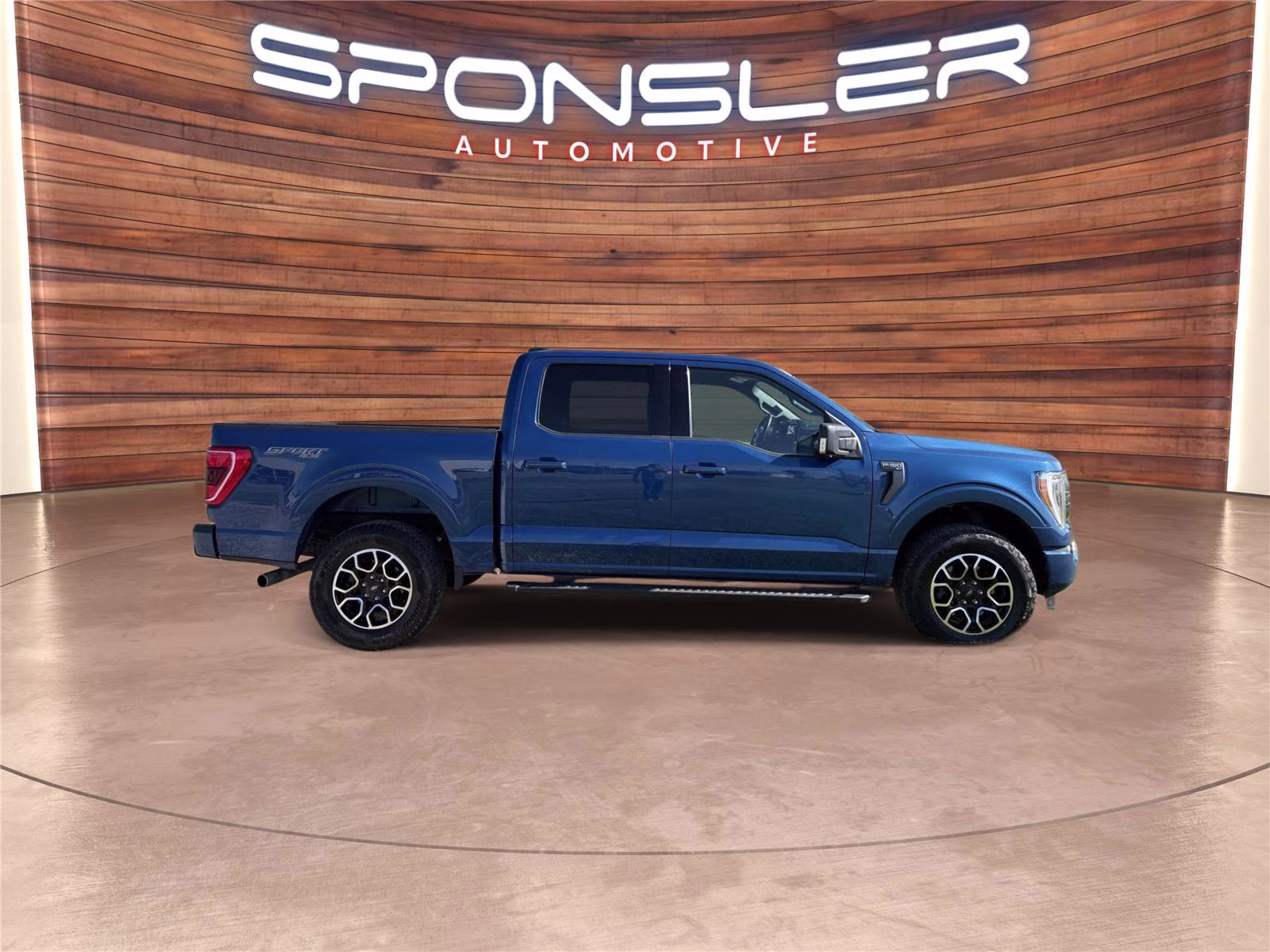 2023 Atlas Blue Ford F-150 XLT 4X4 Truck