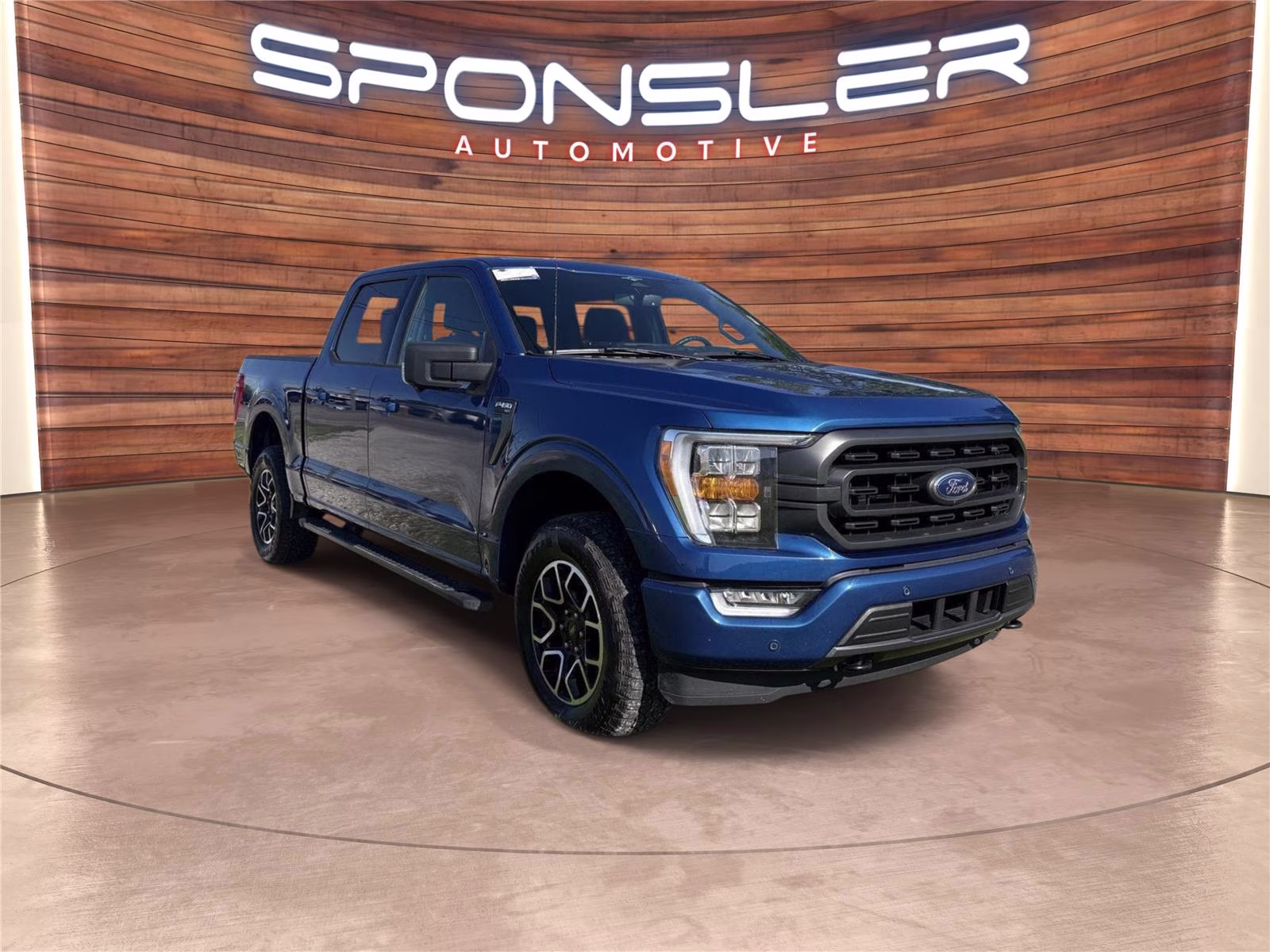 2023 Atlas Blue Ford F-150 XLT 4X4 Truck