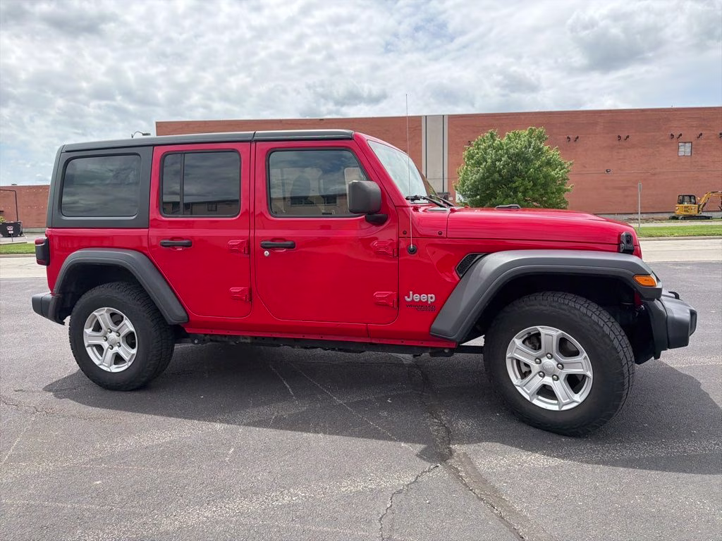 2018 Firecracker Red Clearcoat Jeep Wrangler Unlimited Sport S 4X4 SUV