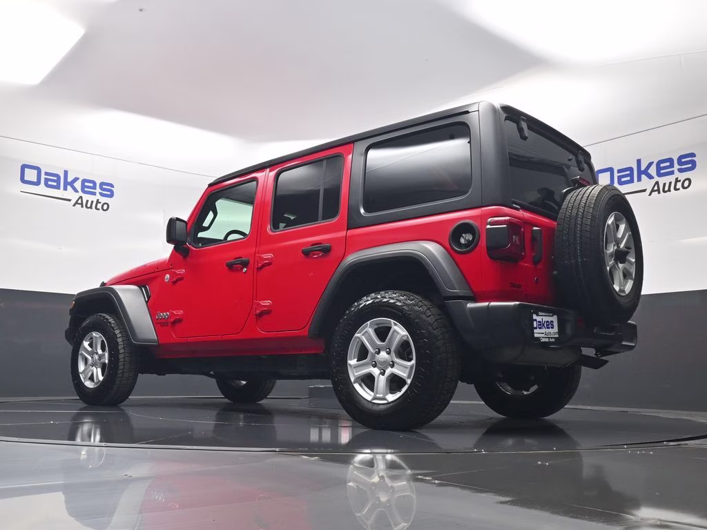 2018 Firecracker Red Clearcoat Jeep Wrangler Unlimited Sport S 4X4 SUV
