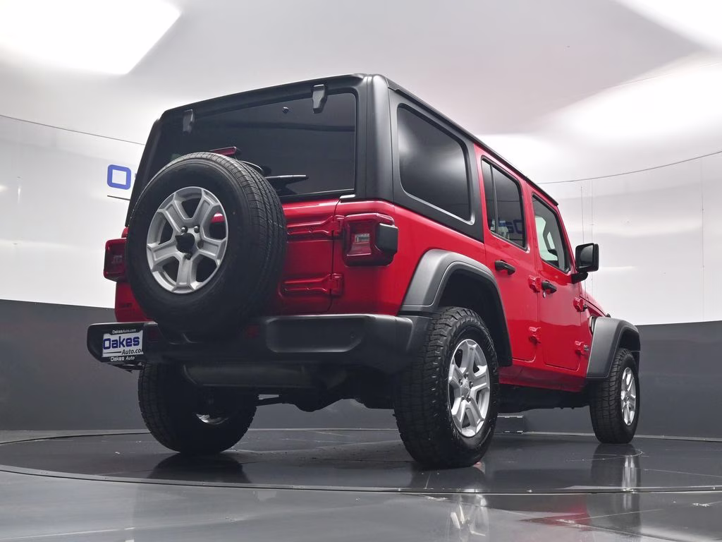 2018 Firecracker Red Clearcoat Jeep Wrangler Unlimited Sport S 4X4 SUV
